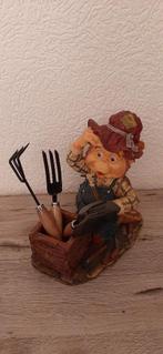 laven efteling tuinman met gereedschappen, Verzamelen, Efteling, Ophalen of Verzenden, Zo goed als nieuw, Beeldje of Poppetje