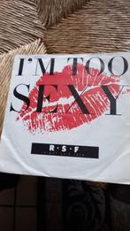 vinyl (45T) rsf "i'm too sexy", Ophalen, 1980 tot 2000, Gebruikt