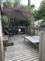 Mobilhome dans camping frejus la baume la palmeraie, Vakantie, Zwembad, Aan zee