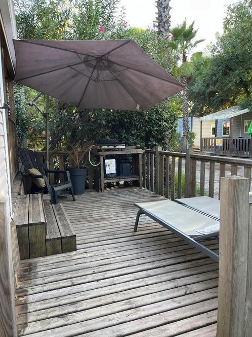 Mobilhome dans camping frejus la baume la palmeraie, Vakantie, Campings, Aan zee, Afwasmachine, Airconditioning, Jacuzzi, Tv, Zwembad