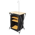 Compacte campingkast met bamboe bovenblad, Caravans en Kamperen, Ophalen of Verzenden, Zo goed als nieuw, Campingkast