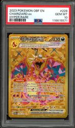 Charizard ex PSA 10 - 228/197 - Obsidian Flames 2023, Ophalen of Verzenden, Zo goed als nieuw, Losse kaart