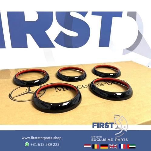 RODE AMG LUCHTROOSTERS voor Mercedes W176 W117 W156 A45 CLA4, Auto-onderdelen, Dashboard en Schakelaars, Mercedes-Benz, Gebruikt