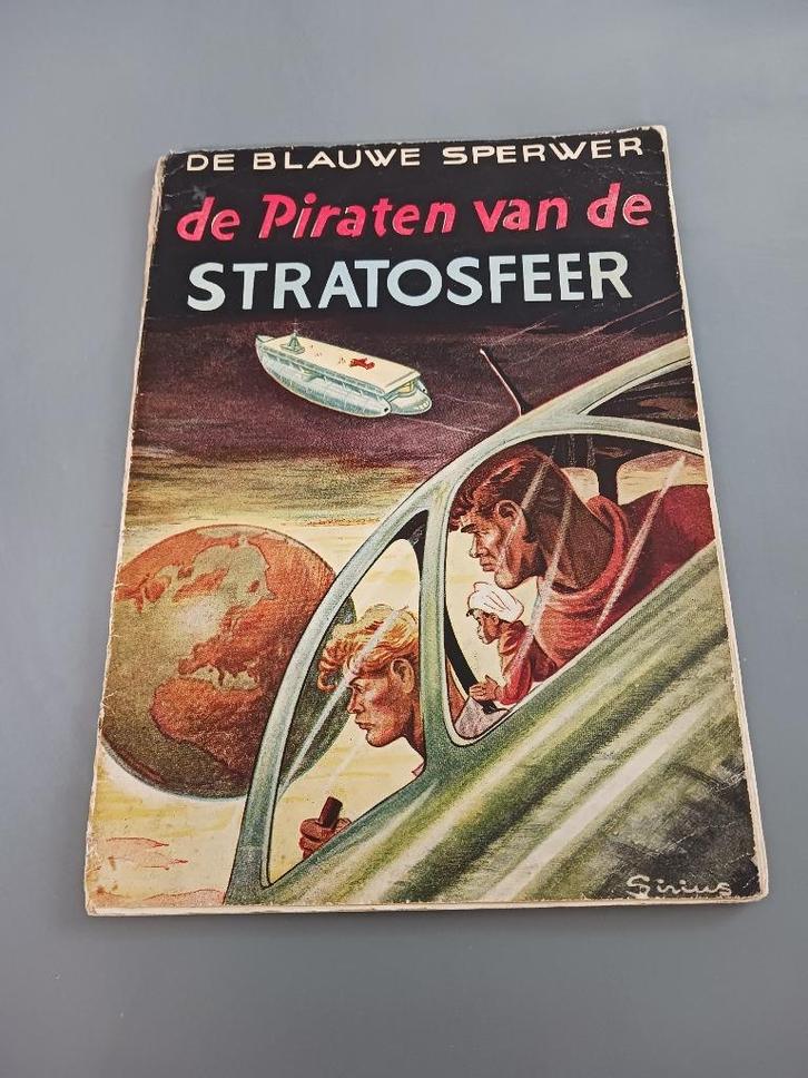 De blauwe Sperwer, Piraten vd Stratosfeer, 1st dr., gd staat, Boeken, Stripverhalen, Gelezen, Eén stripboek, Verzenden