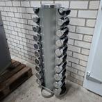 Chroom Dumbells Set 1 kilo tot 10 kilo + Dumbell  Toren, Ophalen, Zo goed als nieuw