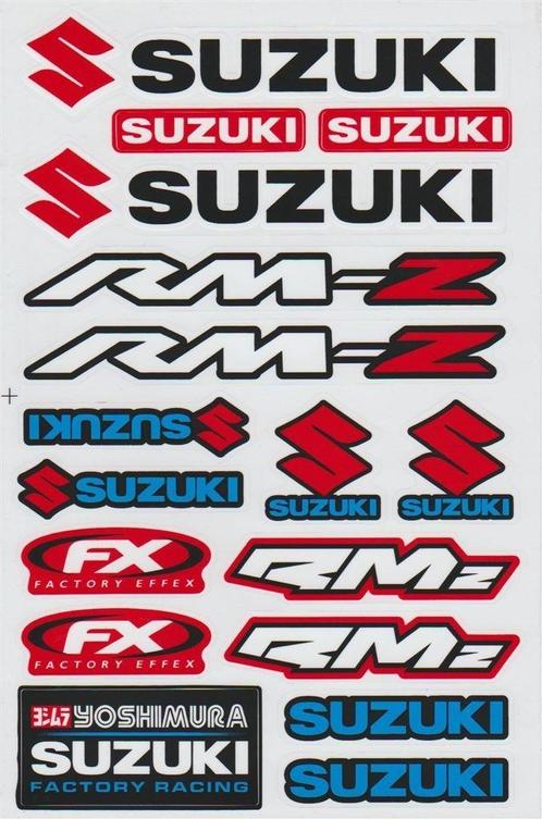 Suzuki Factory Effex stickervel #4, Collections, Autocollants, Neuf, Envoi