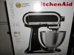KITCHENAID CLASSIC 5K45SSEOB NOIR ''''' NEUF ''''', Ophalen, 4 liter of meer, Nieuw, 3 snelheden of meer