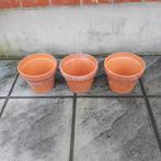 terracotta bloempotten, Tuin en Terras, Bloempotten, Ophalen, Zo goed als nieuw, Terracotta