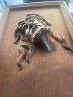 Antieke gesneden paneel — Félix Le Peutrec, Antiek en Kunst, Kunst | Beelden en Houtsnijwerken, Ophalen of Verzenden