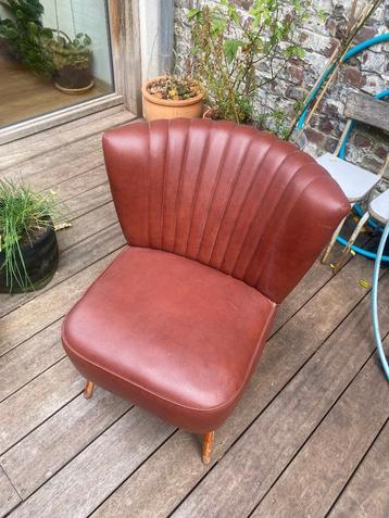 Fauteuil Vintage Cocktail (skai) beschikbaar voor biedingen