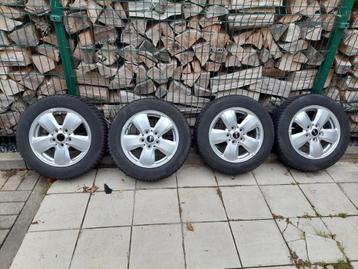 Originele Mini ALU velgen met Michelin winterbanden beschikbaar voor biedingen