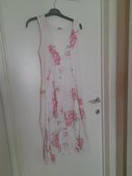 Mooie mouwloze linnen jurk met V-hals, Kleding | Dames, Jurken, Ophalen of Verzenden, Gedragen, Wit