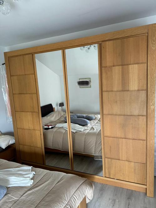 Volledig massief houten slaapkamer!, Huis en Inrichting, Slaapkamer | Complete slaapkamers, Zo goed als nieuw, Tweepersoons