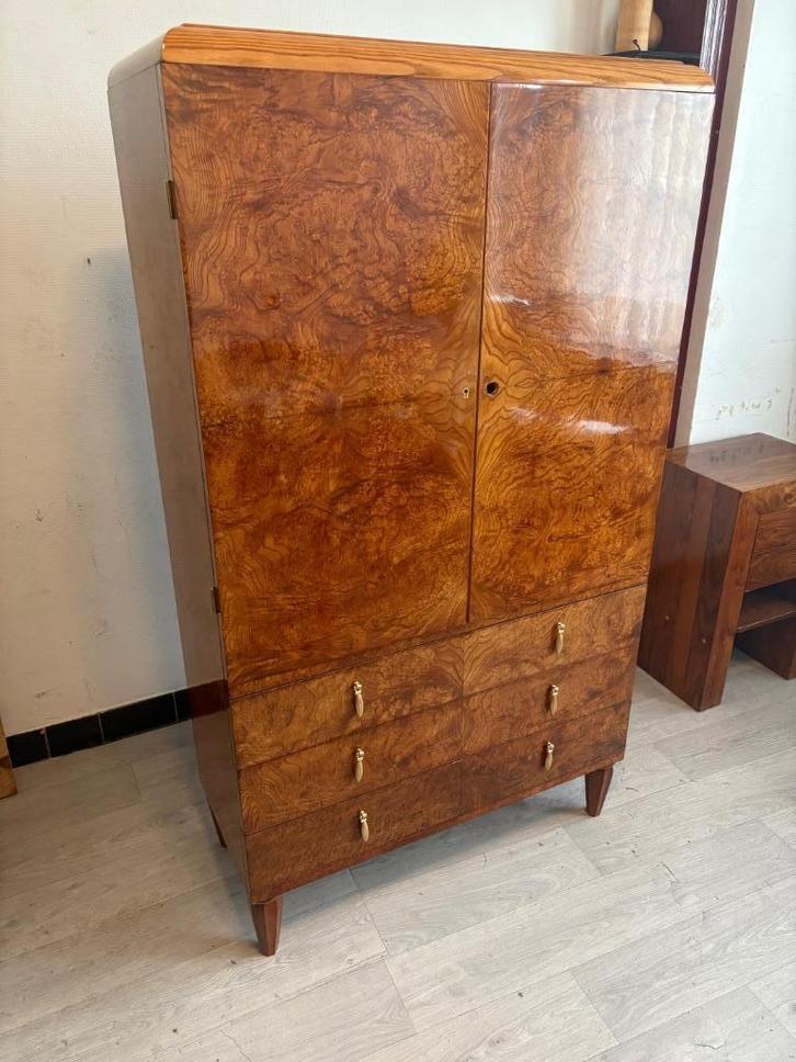 Meuble de rangements Art Deco, Antiquités & Art, Antiquités | Meubles | Armoires, Enlèvement ou Envoi