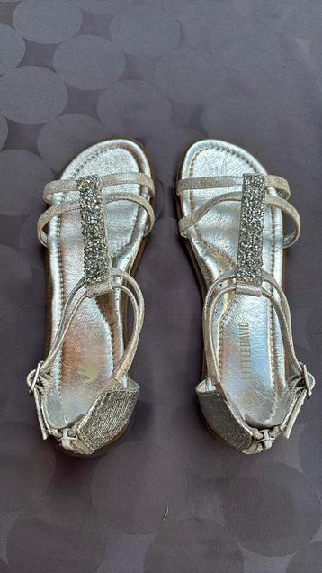 Zilveren sandalen Little David maat 37 beschikbaar voor biedingen