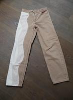 Pantalon toile bicolore pour homme de taille M, Kleding | Heren, Broeken en Pantalons, Maat 48/50 (M), Beige, Ophalen of Verzenden