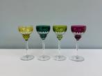 4 Val Saint Lambert glazen, Antiek en Kunst, Antiek | Glaswerk en Kristal, Ophalen of Verzenden