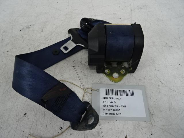 CEINTURE DE SECURITE ARRIERE DROITE Berlingo Multispace, Autos : Pièces & Accessoires, Habitacle & Garnissage, Citroën, Utilisé