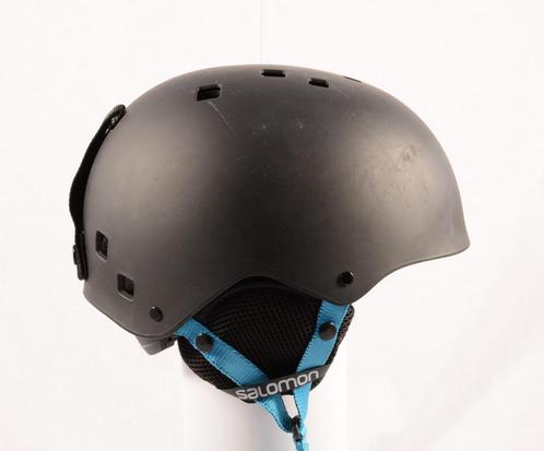 51 52 53 54 55 cm ski snowboard helm SALOMON JIB Black/blue, Sport en Fitness, Skiën en Langlaufen, Gebruikt, Overige typen, Ski