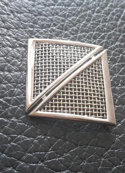 Zilveren broche 925 MP, Handtassen en Accessoires, Broches, Zo goed als nieuw, Zilver, Zilver, Minder dan 4 cm, Ophalen of Verzenden