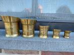 Tasses à mesurer en cuivre., Antiquités & Art, Enlèvement ou Envoi, Cuivre