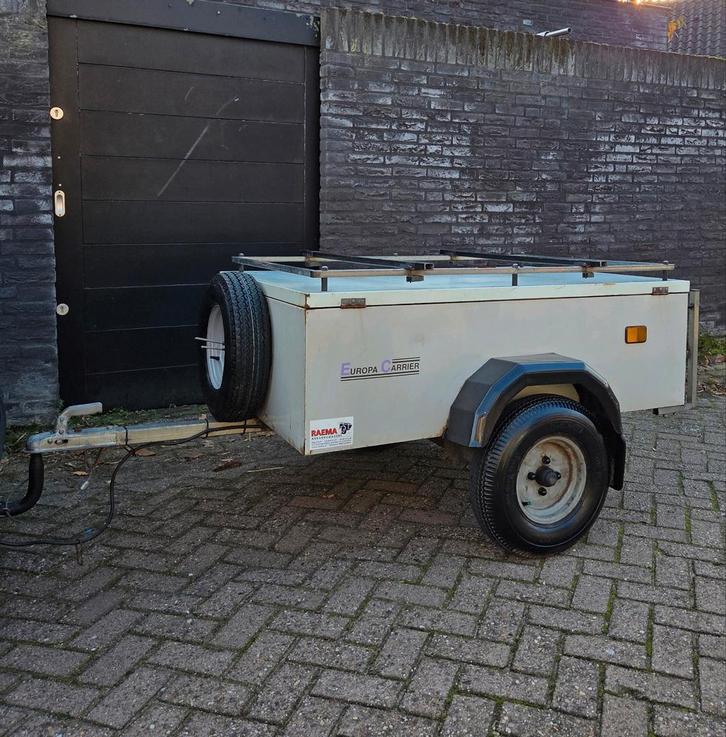 Bagagewagen | Aanhangwagen met Deksel | EUROPA CARRIER!, Auto diversen, Aanhangwagen-onderdelen, Gebruikt, Ophalen