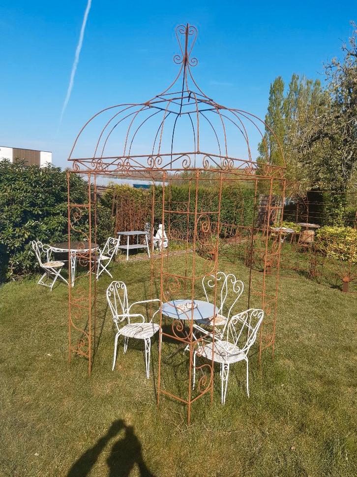 gloriette fer forgé carré barre pleine super prix !, Jardin & Terrasse, Accessoires mobilier de jardin, Neuf, Enlèvement