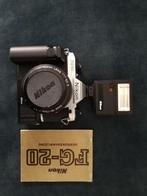 Nikon FG20, MD14 motor, Nikon 38-76mm Lens,Nikon SB4 flitser, Audio, Tv en Foto, Fotocamera's Analoog, Ophalen of Verzenden, Zo goed als nieuw
