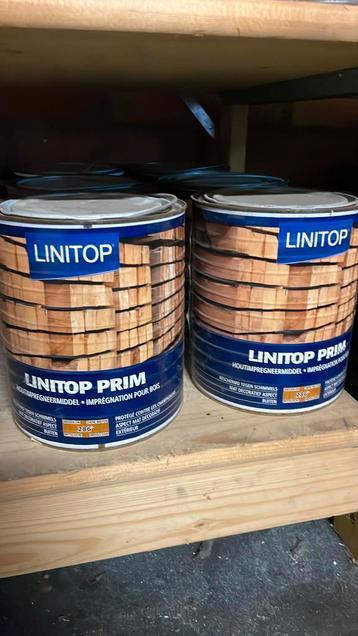 Linitop houtbescherming - midden eik beschikbaar voor biedingen
