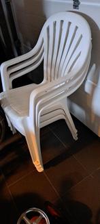 Tuinstoelen 9 groene en 3 witte, Tuin en Terras, Tuinstoelen, Ophalen, Gebruikt