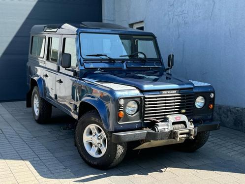 Land Rover Defender 2.5 TD5 110 9 zitplaatsen 2006 138000 km, Auto's, Land Rover, Bedrijf, Te koop, 4x4, Alarm, Trekhaak, Defender