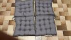 Lot 4 coussins de chaises comme neuf, Maison & Meubles, Gris, Comme neuf, Enlèvement, Quatre