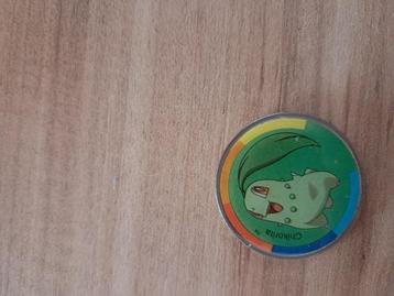 Munt/ flippo pokémon Chikorita beschikbaar voor biedingen