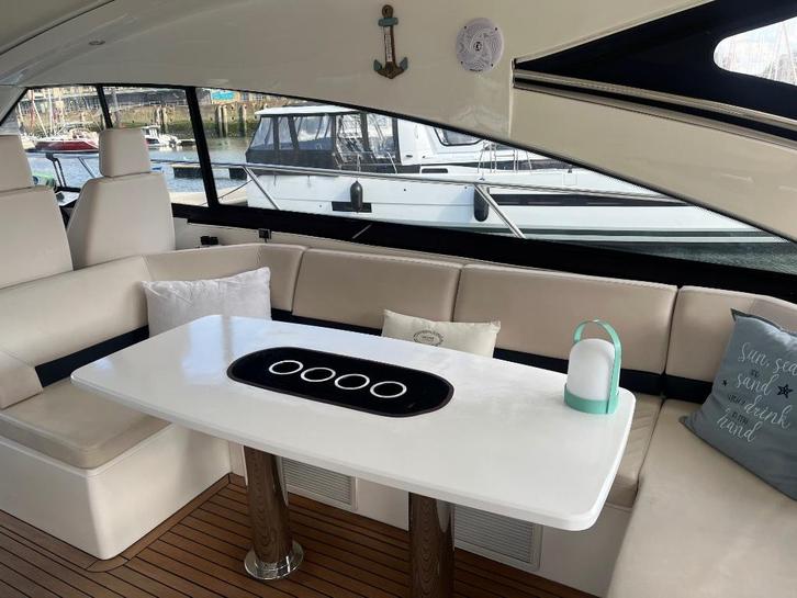 Princess V53 prijs gewijzigd, Watersport en Boten, Motorboten en Motorjachten, Gebruikt, Polyester, 12 meter of meer, Diesel, Binnenboordmotor