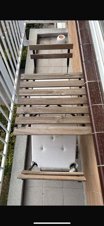 2 chaises de jardin & table IKEA beschikbaar voor biedingen