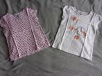 2 mooie meisjest - shirt. Maat 122, Kinderen en Baby's, Kinderkleding | Maat 122, C&A, Meisje, Ophalen of Verzenden, Zo goed als nieuw