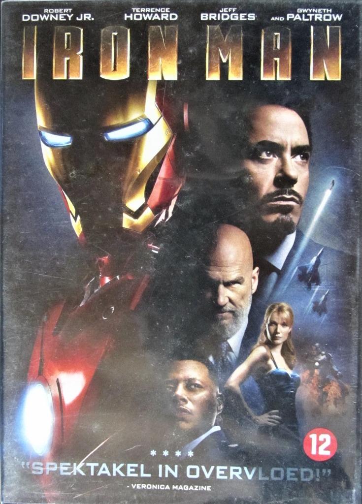 DVD ACTIE- IRON MAN 1 (MARVEL FILM), Cd's en Dvd's, Dvd's | Actie, Zo goed als nieuw, Actiethriller, Alle leeftijden, Ophalen of Verzenden