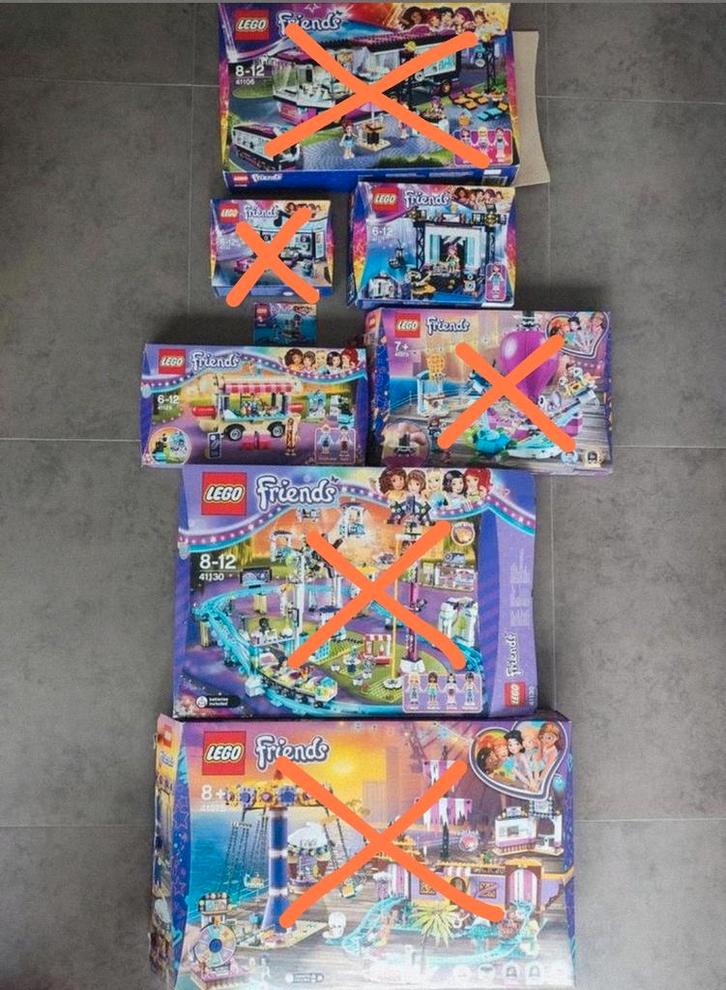 Lego Friends pretpark complete sets met boekje en doos, Kinderen en Baby's, Speelgoed | Duplo en Lego, Zo goed als nieuw, Lego