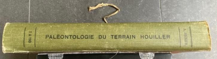 Livre-Paléontologie du terrain houiller-Armand Renier--1910, Antiek en Kunst, Antiek | Boeken en Manuscripten, Verzenden