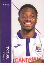 RSC Anderlecht / Foto - karton / Francis Amuzu / 21 x 14,8, Verzamelen, Sportartikelen en Voetbal, Nieuw, Spelerskaart, Verzenden