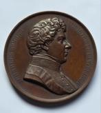 medaille Leopold Wiener " Charles Rogier " 1852 België, Ophalen of Verzenden, Brons