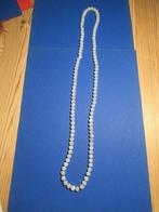 halsketting, Handtassen en Accessoires, Kettingen, Ophalen of Verzenden, Zo goed als nieuw, Wit, Kunststof