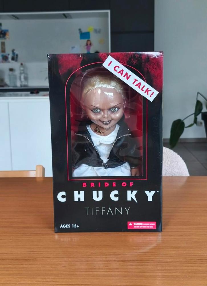 Tiffany, The Bride of Chucky (Mezco Toys), Verzamelen, Poppetjes en Figuurtjes, Zo goed als nieuw, Ophalen of Verzenden