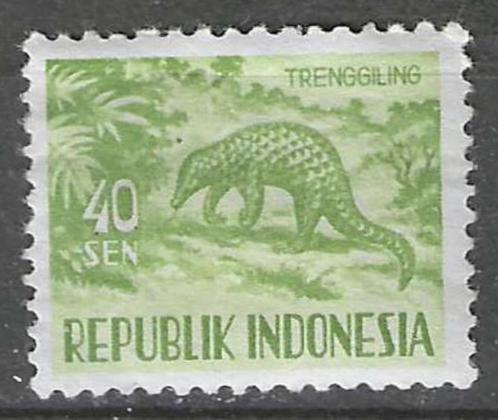 Indonesie 1956/1958 - Yvert 123A - Indisch schubdier (PF), Postzegels en Munten, Postzegels | Azië, Postfris, Verzenden