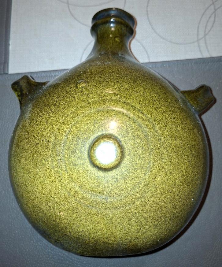 bouteille/cantine de pèlerin en céramique, Antiquités & Art, Curiosités & Brocante, Enlèvement ou Envoi