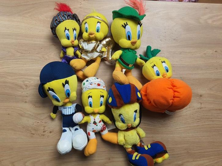 Looney tunes knuffels tweety, Verzamelen, Stripfiguren, Zo goed als nieuw, Beeldje of Figuurtje, Looney Tunes, Ophalen