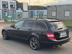 MERCEDES-BENZ C180 CDi 01/11 299000KM EURO5 GPS CLIM RÉGUL !, Bluetooth, Stof, Zwart, Bedrijf