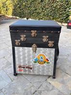 Visbak met inhoud in goede staat, Watersport en Boten, Hengelsport | Algemeen, Ophalen, Gebruikt