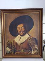 Te koop mooi olieverf portret, signatuur H. Dusveld!, Ophalen of Verzenden