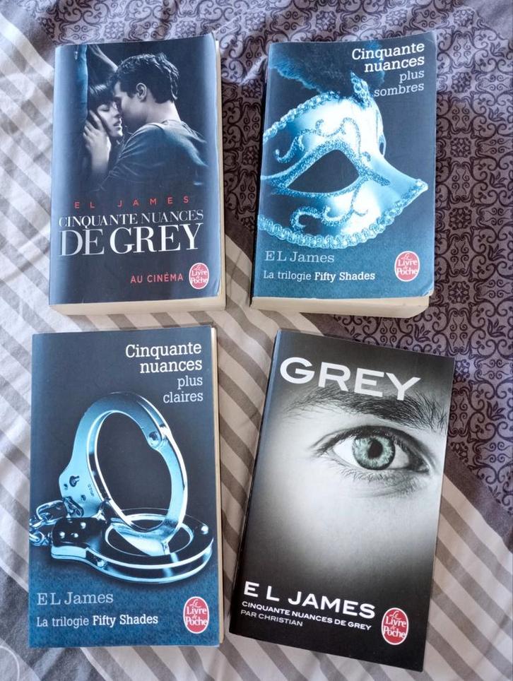 EL James Trilogie "50 Nuances de Grey" + Grey, Boeken, Romans, Gelezen, Ophalen